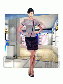 專賣店?duì)I業(yè)員服裝642