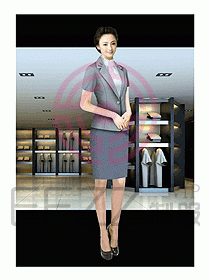 營(yíng)業(yè)員制服674