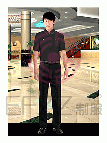 酒店前廳總臺制服356