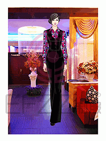 酒店西餐服務生制服511