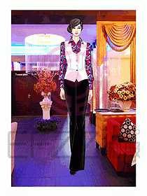 酒店西餐服務生制服512