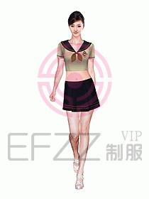 桑拿按摩技師服裝740
