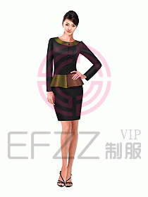 珠寶化妝品營(yíng)業(yè)員制服821