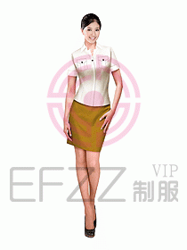 女職業裝短袖襯衫設計圖164