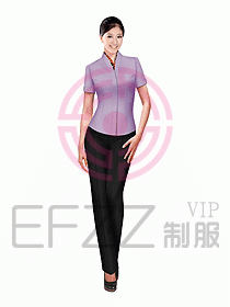 女職業(yè)裝短袖襯衫設計圖167