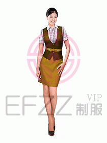 女職業裝馬夾設計圖177
