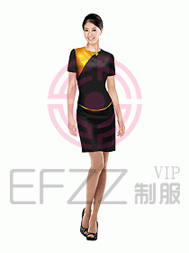 酒店中餐服務(wù)員制服設(shè)計圖955