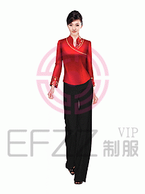 酒店中餐服務(wù)員制服設(shè)計圖973
