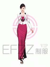 酒店西餐咨客制服設計圖263