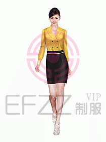 西餐服務員制服設計圖590