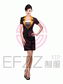 酒店部門經理西服設計圖202