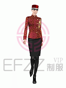 酒店門童制服設計圖596