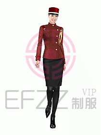 酒店門童制服設計圖610