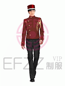 酒店門童制服設計圖609