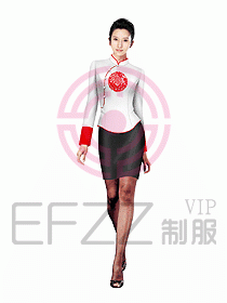 中餐服務(wù)員制服設(shè)計(jì)圖1016