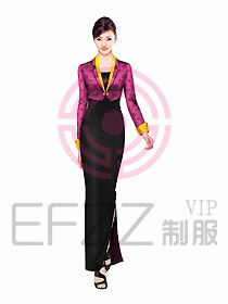 西餐咨客制服設計圖272
