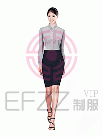 女職業(yè)裝長袖襯衫設(shè)計圖130