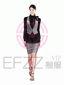 女職業(yè)裝馬夾設(shè)計(jì)圖197
