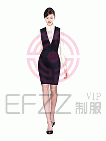 女職業裝馬夾設計圖201