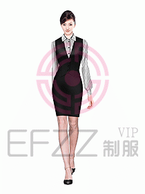 女職業裝馬夾設計圖207