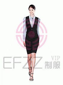 女職業裝馬夾設計圖208