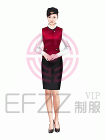 空姐服裝設計效果圖326