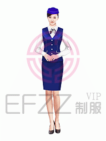 空姐服裝設計效果圖335