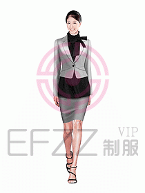 女職業(yè)裝設計效果圖597