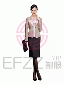 女職業裝設計效果圖627