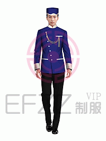 酒店門童制服設(shè)計效果圖653