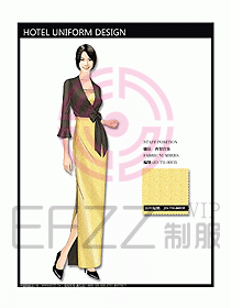 酒店西餐服務(wù)生制服設(shè)計(jì)圖728