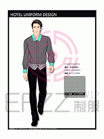 酒店西餐服務(wù)生制服設(shè)計圖735