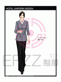 酒店客服服務(wù)員制服設(shè)計圖317