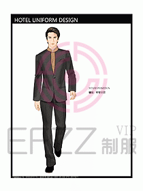 酒店中餐領班制服設計圖095