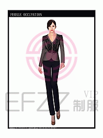 女時尚秋冬職業(yè)裝設(shè)計(jì)圖660