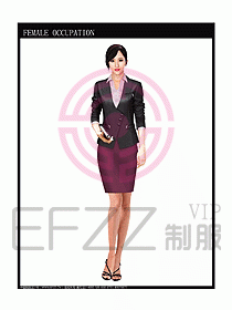 女時尚秋冬職業(yè)裝設計圖659