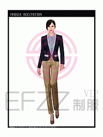 女時尚秋冬職業(yè)裝設計圖671