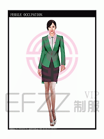 女時尚秋冬職業裝設計圖685