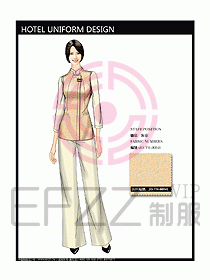 酒店客房服務員制服設計321