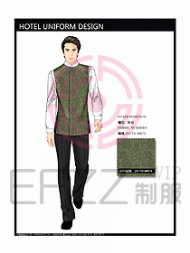 酒店客房服務員制服設計336