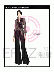 西餐咨客制服設(shè)計(jì)圖314