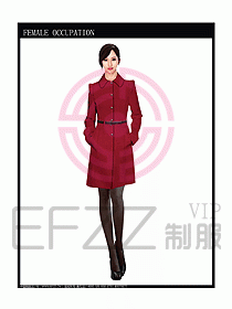 女職業裝大衣設計圖086