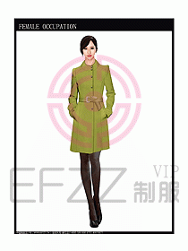 女職業(yè)裝大衣設(shè)計(jì)圖093
