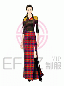 KTV夜總會咨客禮儀服裝191