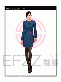 商城營業(yè)員服裝設(shè)計(jì)圖961