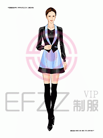 KTV男女服務(wù)員制服設(shè)計(jì)圖301