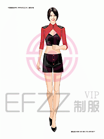 KTV男女服務員制服設(shè)計圖379