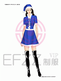 KTV男女服務員制服設計圖403