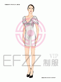 KTV男女服務(wù)員制服設(shè)計(jì)圖443