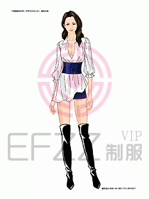 KTV男女服務員制服設計圖449